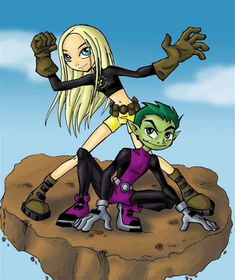 beastboy and terra